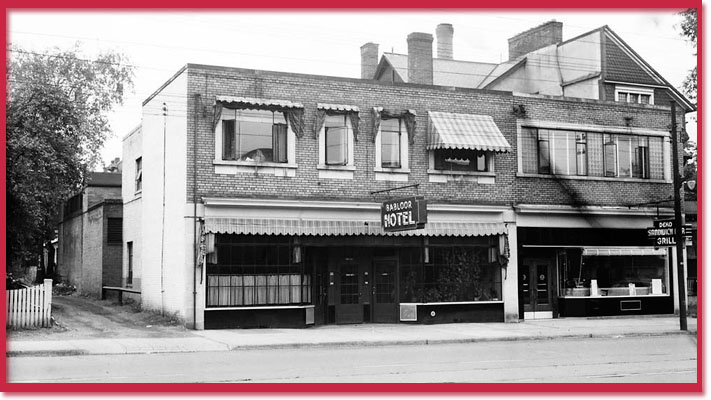 Photo of the BaBloor Hotel, City of Toronto archives