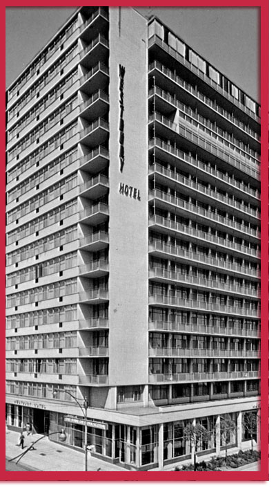 Westbury Hotel, now the Courtyard Marriott, where Peter Ager was last seen